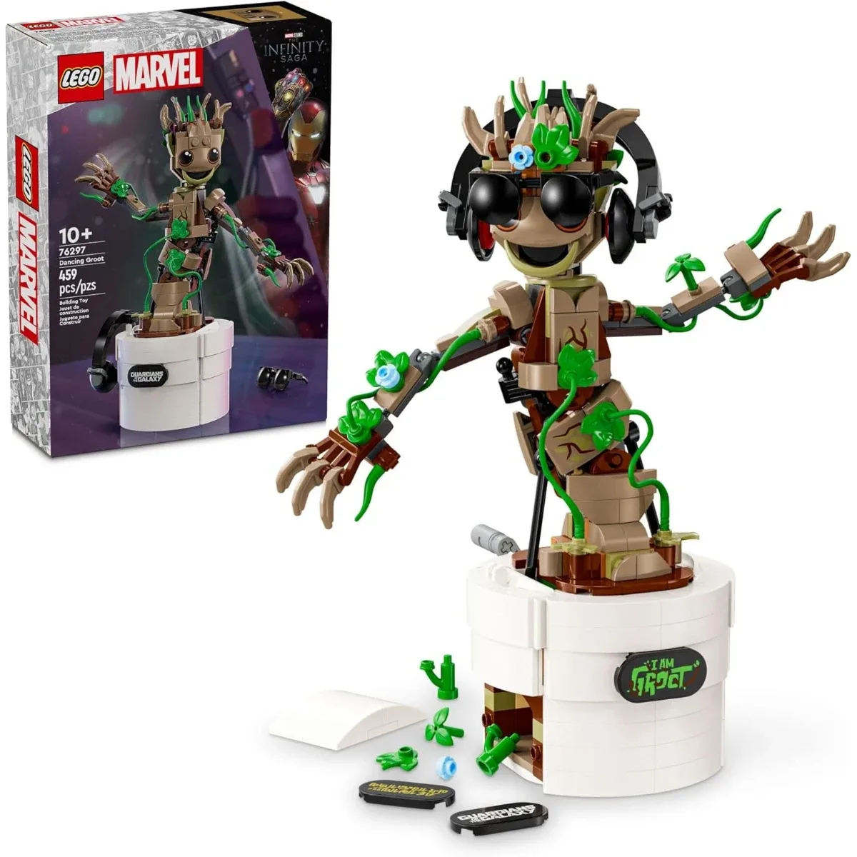 LEGO Marvel Groot Bailarín 76297 – 459 piezas