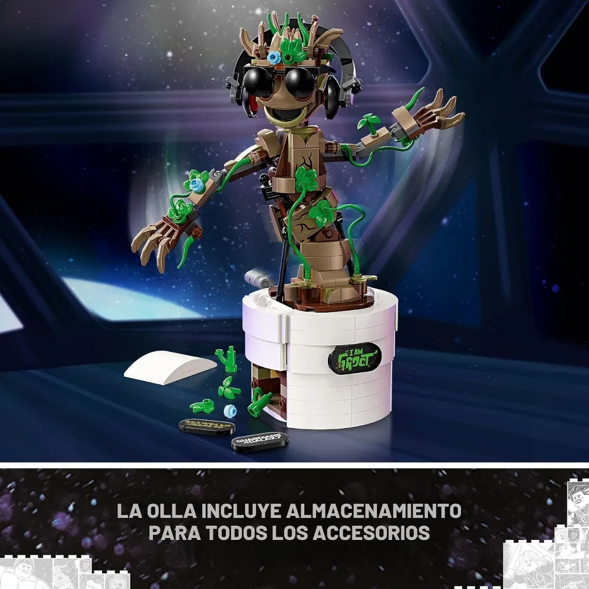 LEGO Marvel Groot Bailarín 76297 – 459 piezas — foto 5