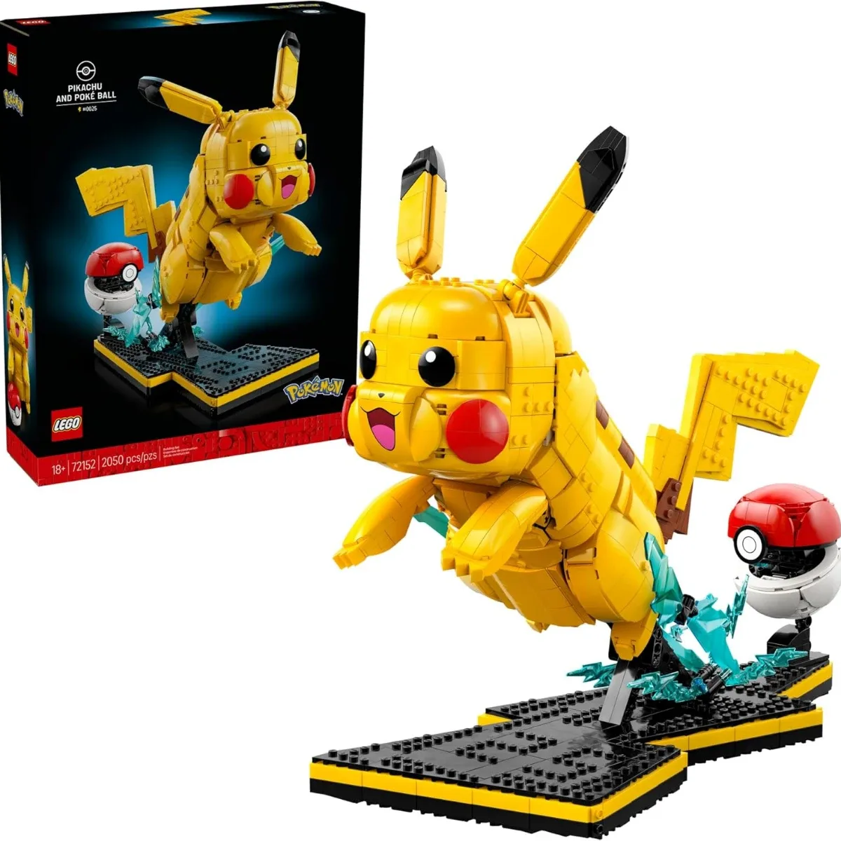 LEGO Pokémon Pikachu y Poké Ball 72152 – 2050 piezas