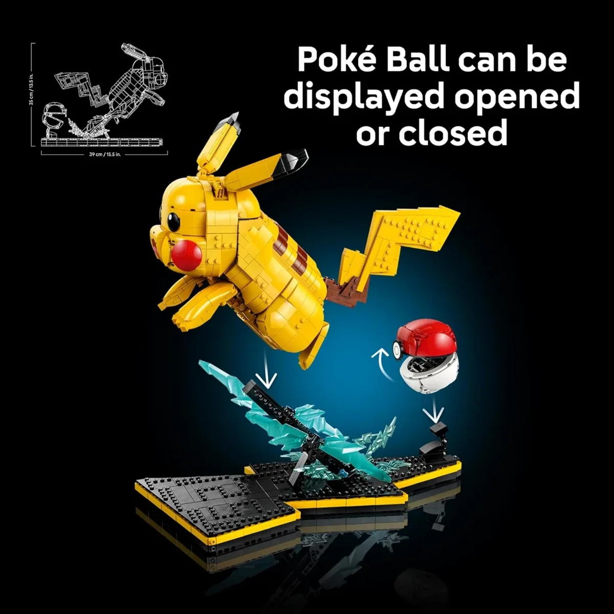 LEGO Pokémon Pikachu y Poké Ball 72152 – 2050 piezas — foto 4