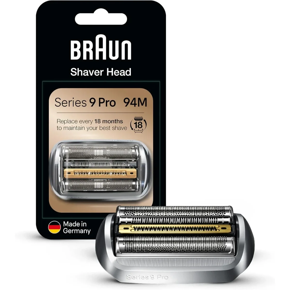 Braun 94M – Cabezal de Repuesto Original para Series 9 y Series 9 Pro
