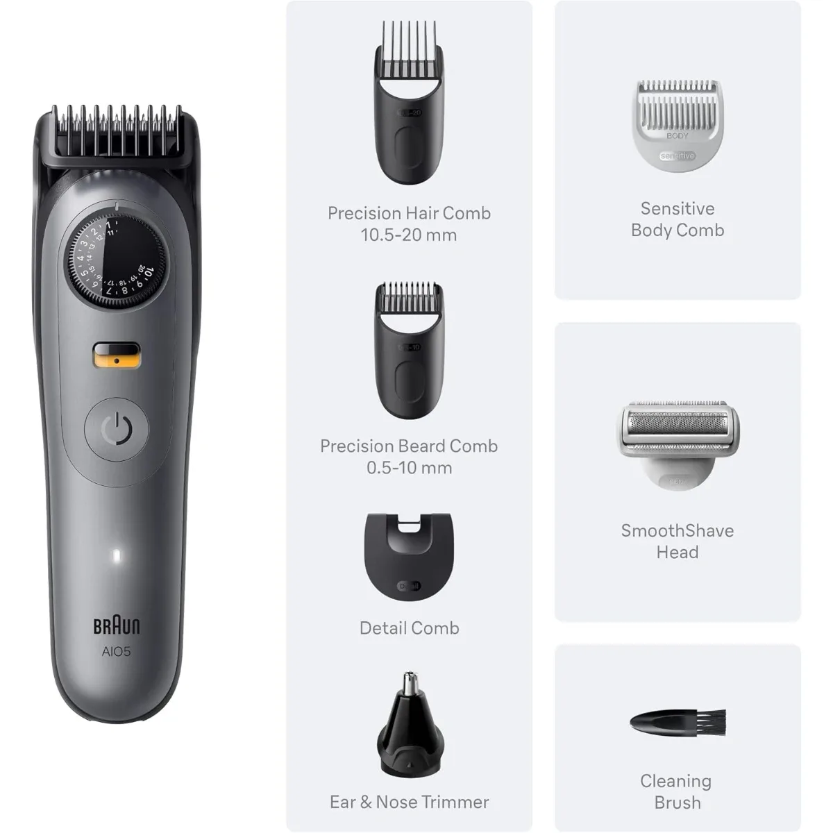 Braun Series 5 5804 – Kit de Afeitado y Recorte All-in-One (Sin Caja) — foto 2
