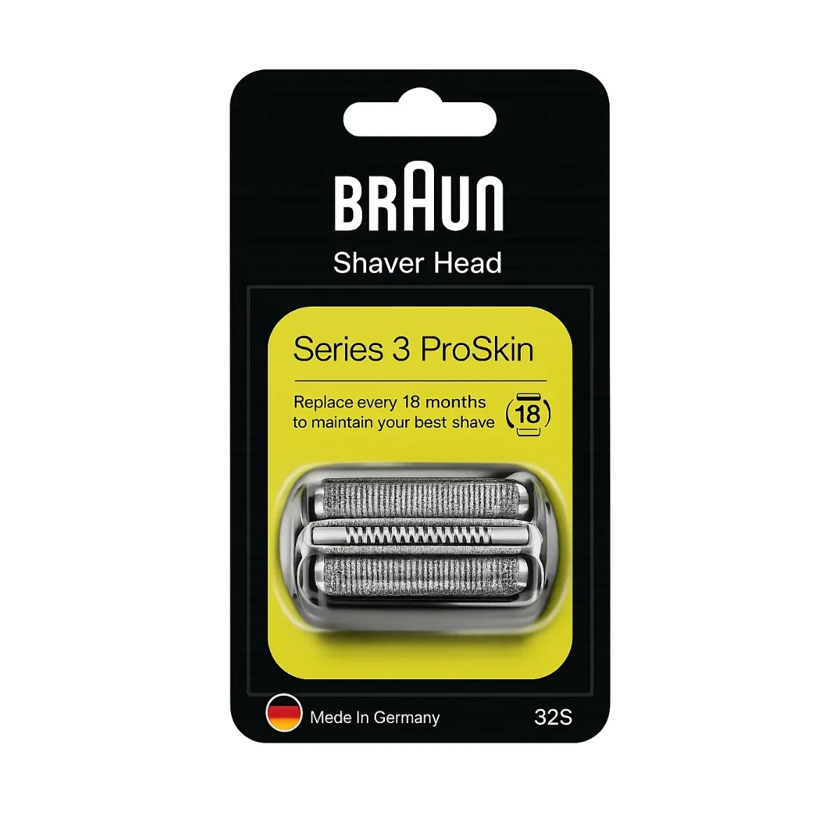 Braun 32S – Cabezal de Repuesto Original para Series 3