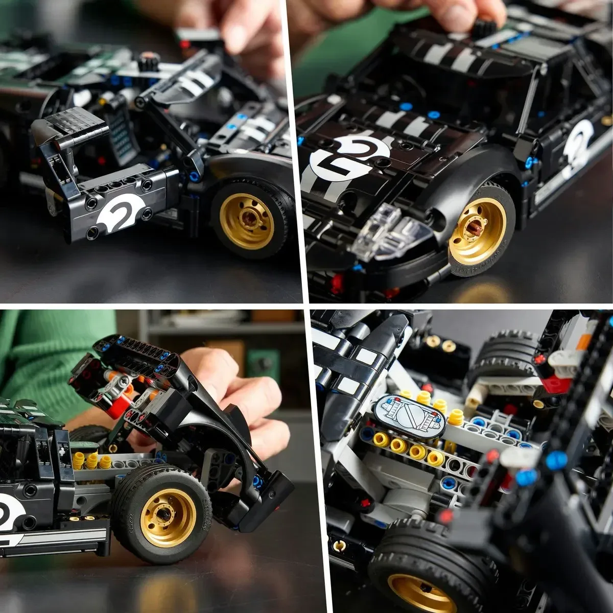 Lego Technic Auto Ford Gt40 Mk2 De 1966 #42223 — foto 4