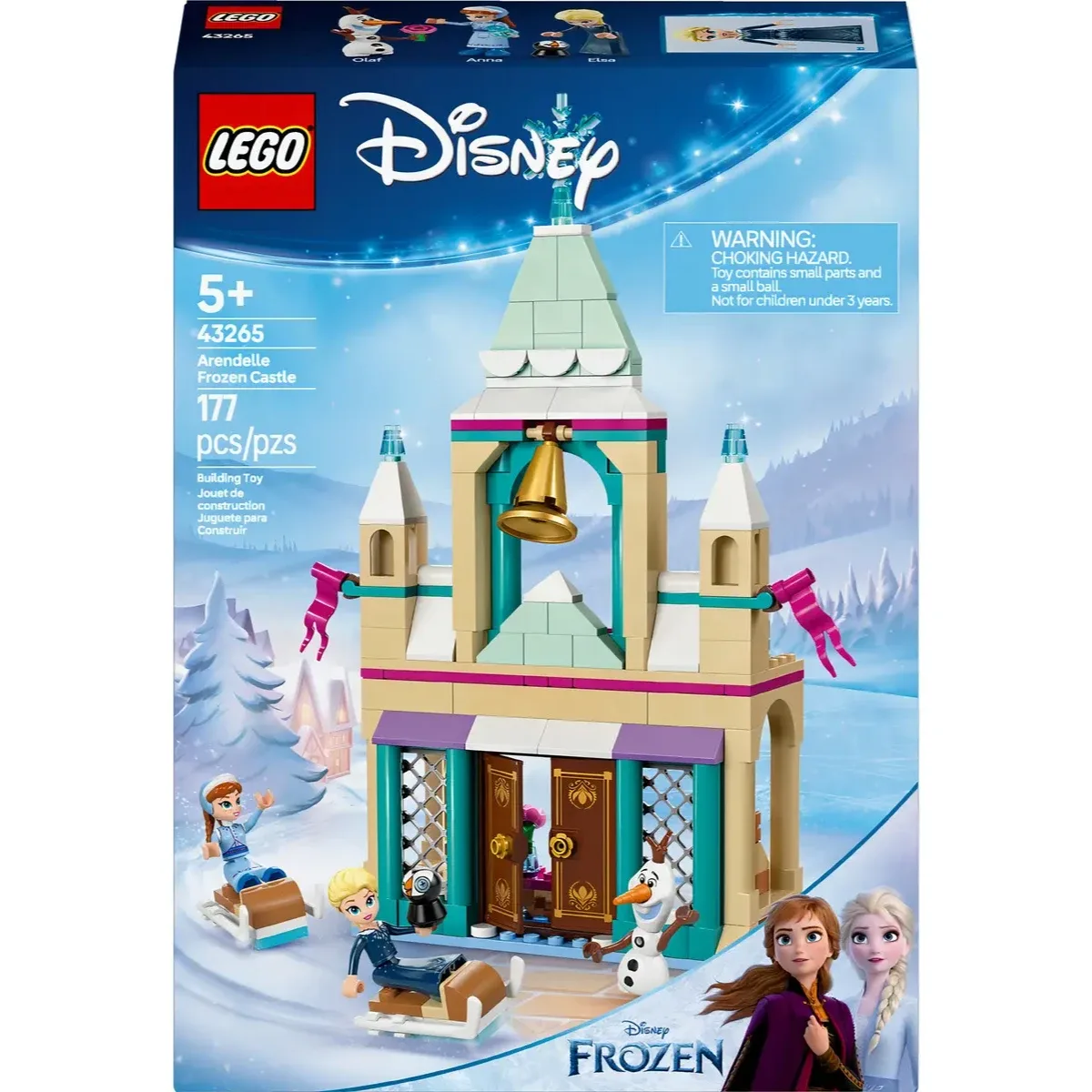 Kit de construcción Lego Disney Castillo helado de Arendelle 43265